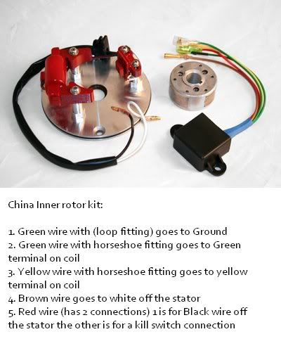 Inner rotor kit wiring - Pit Bike Club
