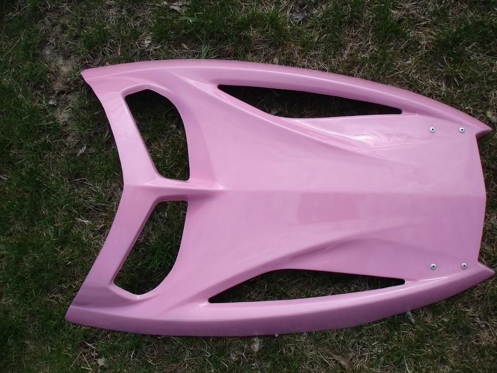 REV Pink Lexan Hood Snowmobile Fanatics