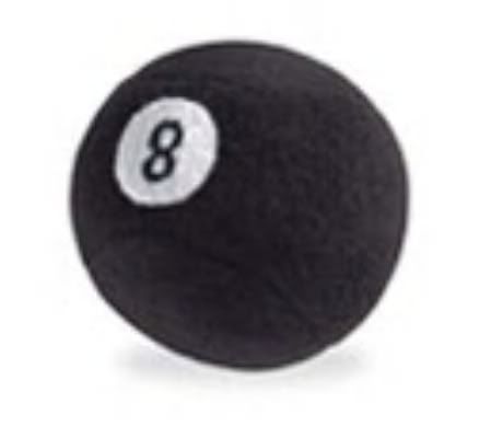 Plush Eight Ball 8ballsqueaky Plush Eight Ball