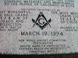 Masonic Dedication Stone DIA