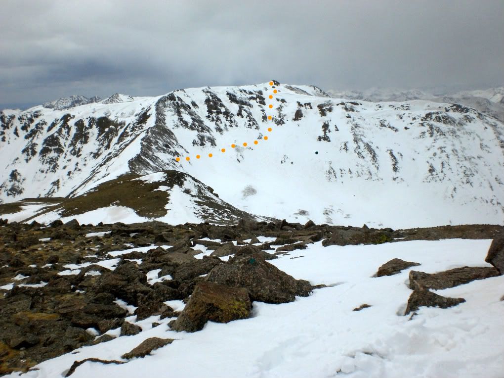 Ski Route seen from Oxford‘s summit (Photo: Carl Dowdy)