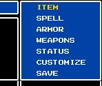 Menus and Items