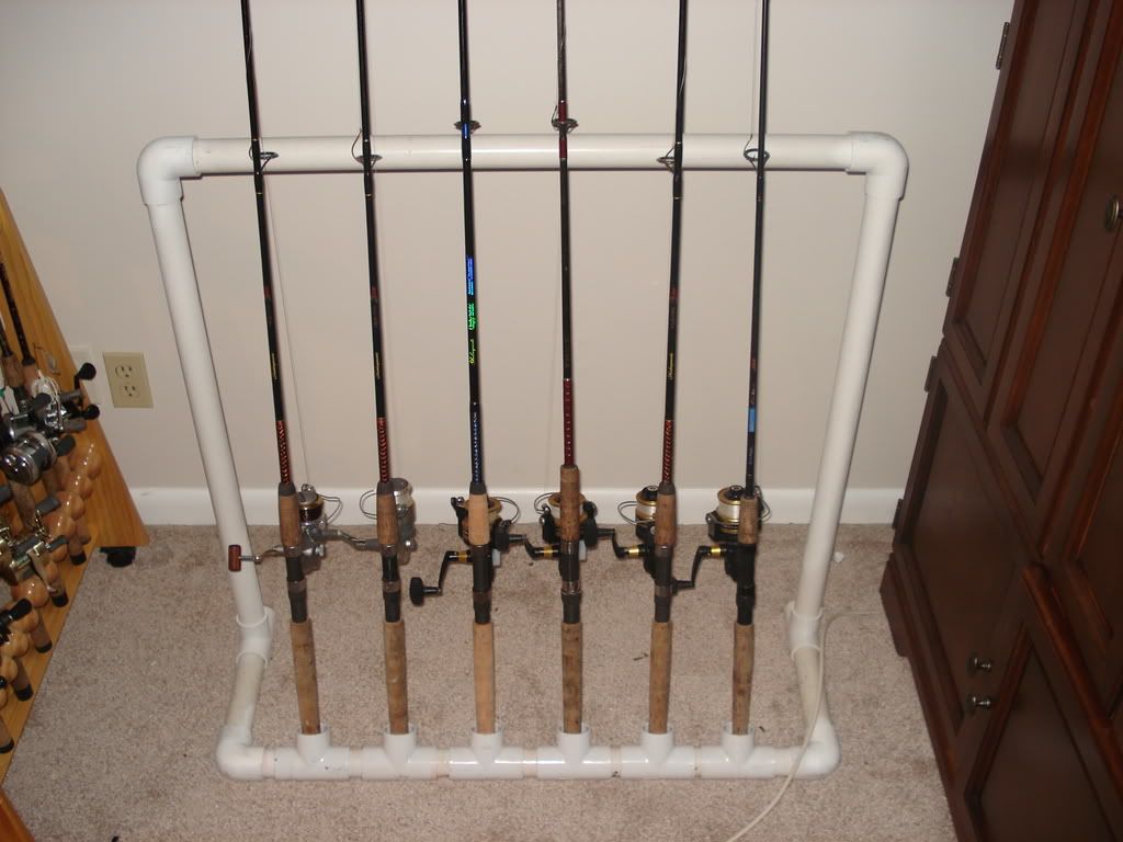 Homemade Fishing Rod Holders