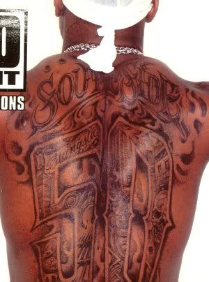 50 Cent back_tattoo picture