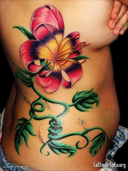 tattoo of flowers. Tattoos Of Flowers For Girls.