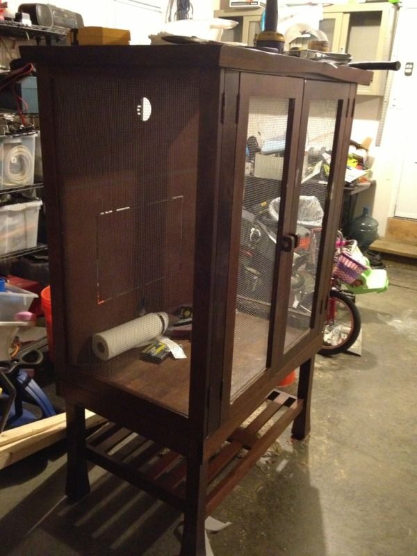 Turning this armoire into a bunny house Rabbits Online Pet Rabbit