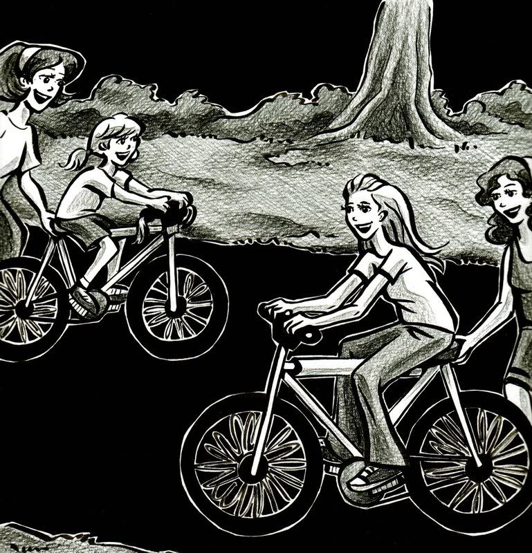 riding a bike is like an art