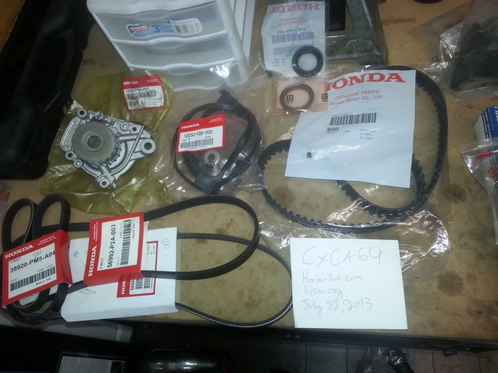 B18C/B18B/D16Y8 oem timing belt ++++ kits HondaTech