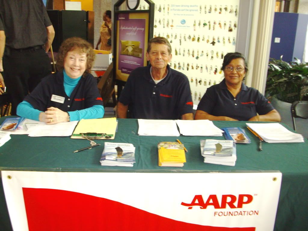 AARP Booth at the Orlando Employment Guide Job Fair