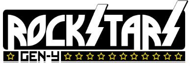 Gen-Y Rock Stars Logo | Music Marketing