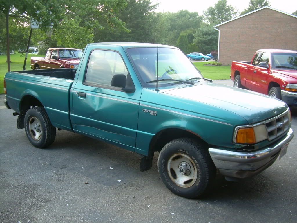 Green Ford Ranger