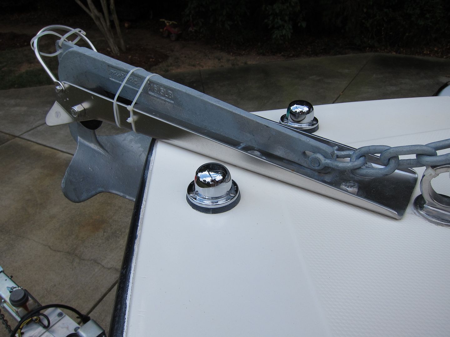 Need Advice Installing A Fairlead Anchor Roller The Hull Truth