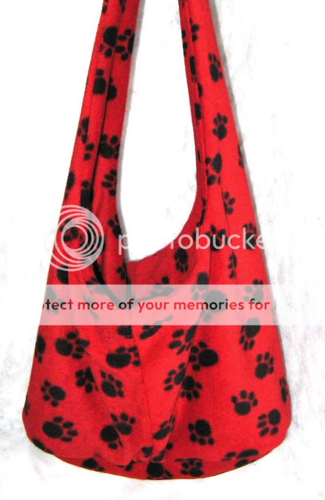 CUSTOM SOFT FLEECE SLING DOG PET CARRIER BAG PURSE NEW PRINTS 