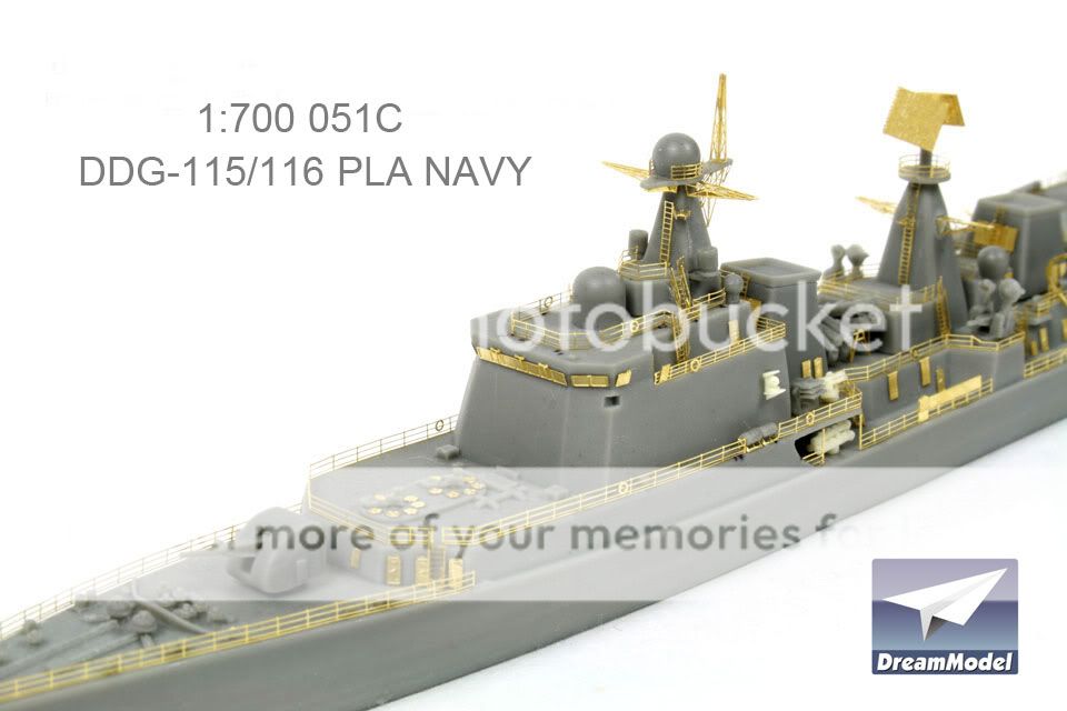 Dreammodel 1/700 9007 PLA NAVY 051C Luzhou Class DDG115 116 Destroyer 