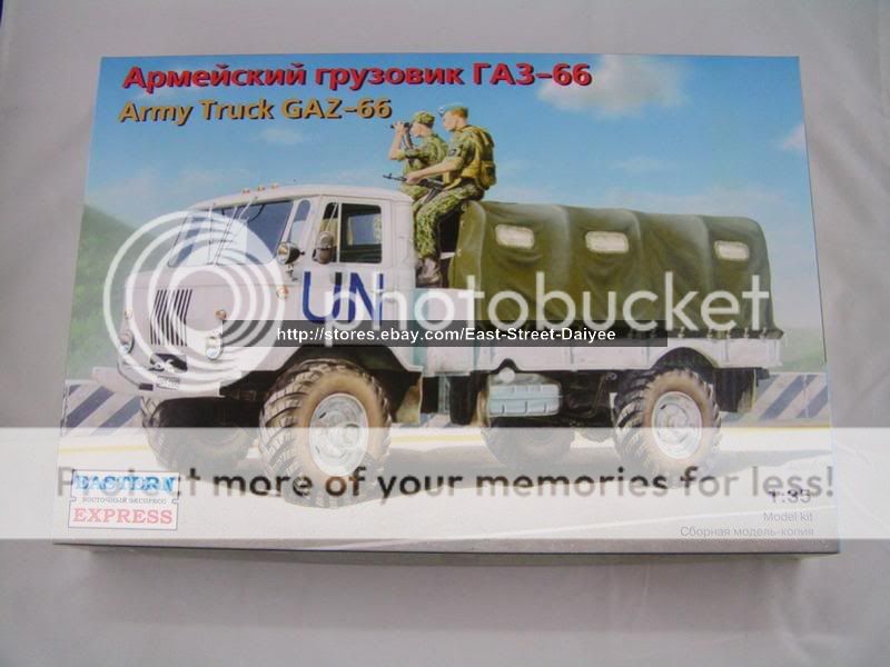 Eastern Express 1/35 35131 GAZ 66 Russian UN Army Truck  